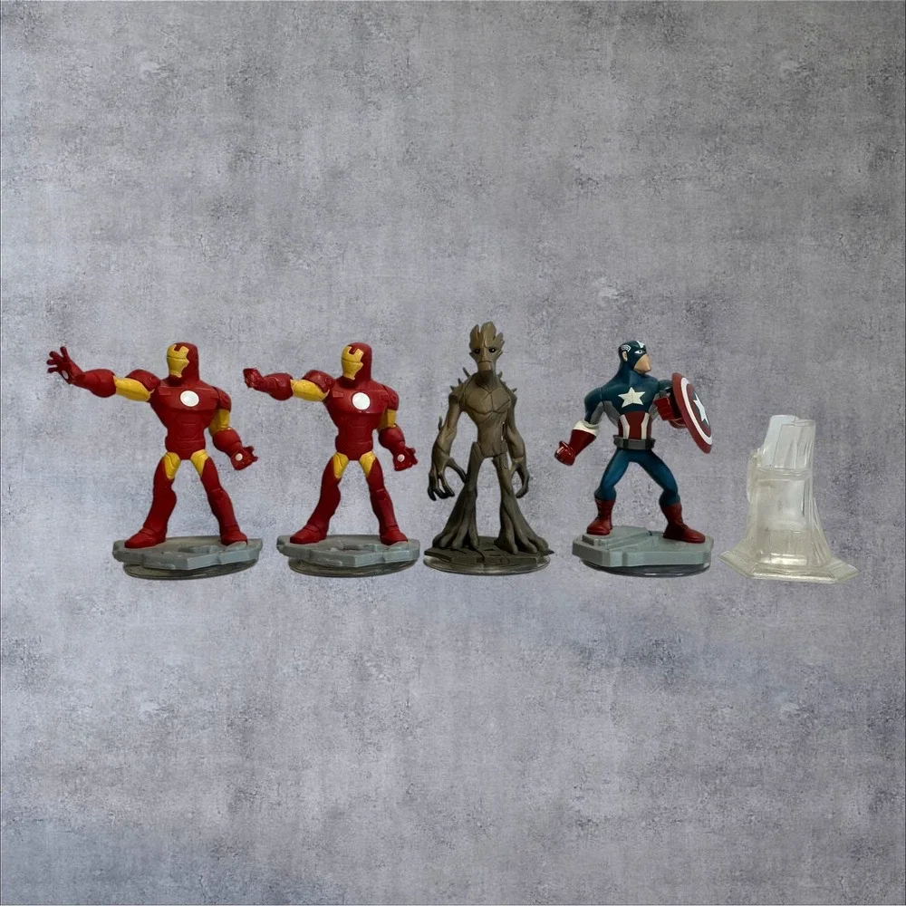 Disney Infinity 2.0 Wii U Game Lot 23 Figures Base Marvel Star‎ Wars Pixar Good